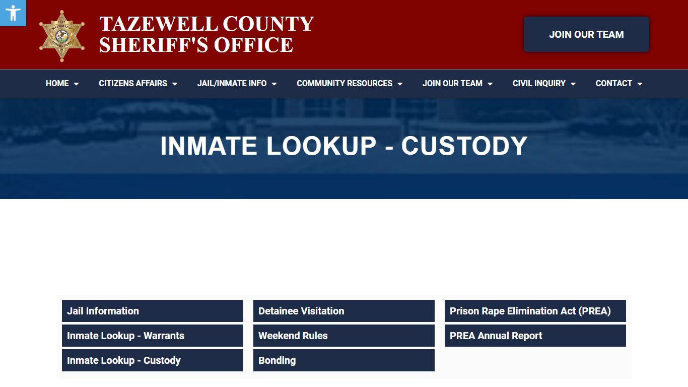 Inmate Lookup - C - Tazewell County Sheriff